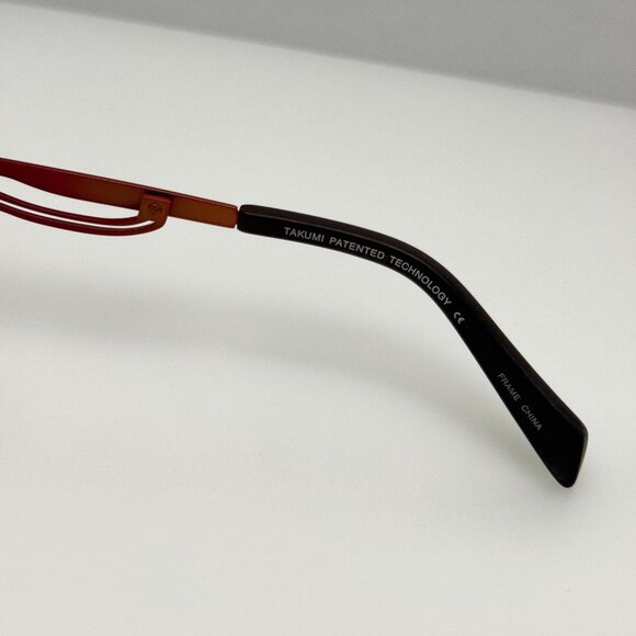 Takumi Eyeglasses Eye Glasses Frames T9950 10 50-16-135 W/ Clip main image 7